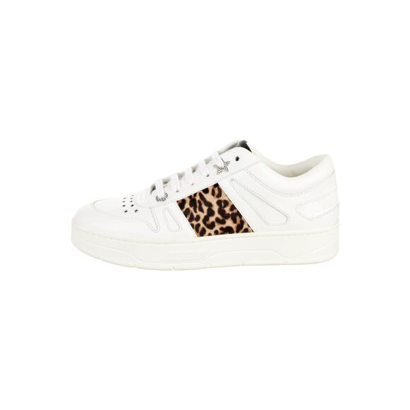 ❤️Jimmy Choo Leather Leopard Sneakers❤️